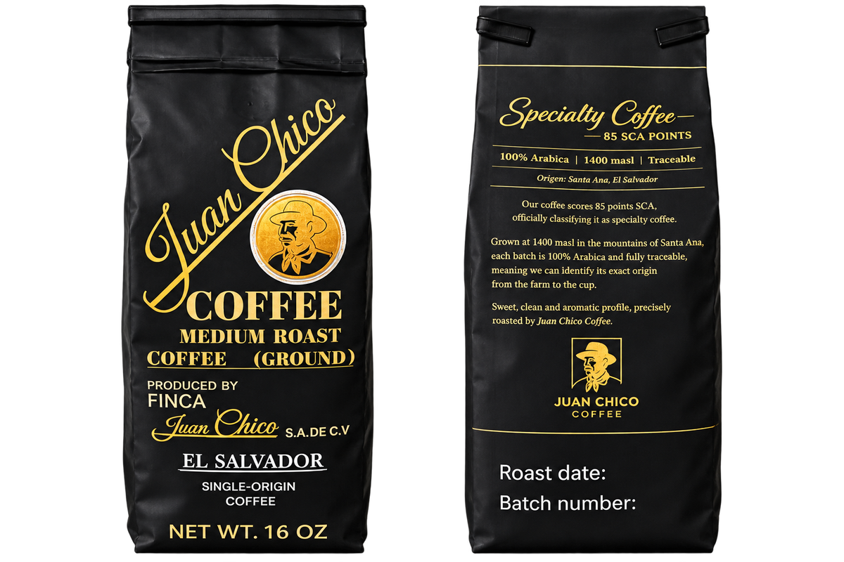 Juan Chico Coffee — 16 oz Ground | Single-Origin El Salvador